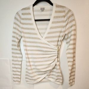 Guess Pullover Sweater color Beige  and Golden Size Small